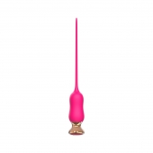Розовый тонкий стимулятор Nipple Vibrator - 23 см. - I-MOON - купить с доставкой в Димитровграде