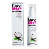 Съедобное согревающее массажное масло Love Me Tender Cocos с ароматом кокоса - 100 мл. - Love to Love - купить с доставкой в Димитровграде