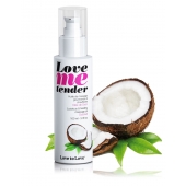 Съедобное согревающее массажное масло Love Me Tender Cocos с ароматом кокоса - 100 мл. - Love to Love - купить с доставкой в Димитровграде