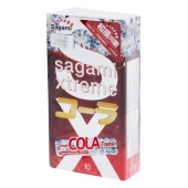 Ароматизированные презервативы Sagami Xtreme COLA - 10 шт. - Sagami - купить с доставкой в Димитровграде