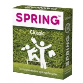 Классические презервативы SPRING CLASSIC - 3 шт. - SPRING - купить с доставкой в Димитровграде