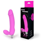 Розовый безремневой страпон Sexy Friend - 1137 - купить с доставкой в Димитровграде