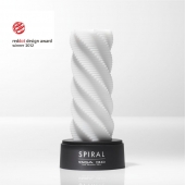 Белый 3D мастурбатор SPIRAL - Tenga - в Димитровграде купить с доставкой