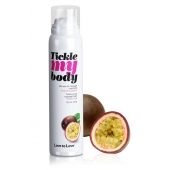 Массажная хрустящая пенка Tickle my body с ароматом маракуйи - 150 мл. - Love to Love - купить с доставкой в Димитровграде