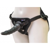 Комплект из трусиков Harness и двух насадок - 20,5 и 18 см. - LOVETOY (А-Полимер) - купить с доставкой в Димитровграде