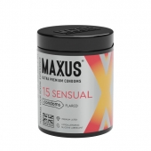 Анатомические презервативы MAXUS Sensual - 15 шт. - Maxus - купить с доставкой в Димитровграде