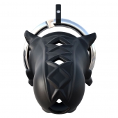 Черный замок верности Extreme Silicone Cock Blocker - Pipedream - купить с доставкой в Димитровграде