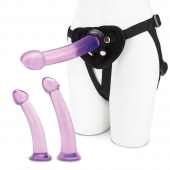 Тренировочный набор с тремя насадками Pegging Training Set - Lux Fetish - купить с доставкой в Димитровграде
