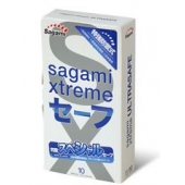 Презервативы Sagami Xtreme Ultrasafe с двойным количеством смазки - 10 шт. - Sagami - купить с доставкой в Димитровграде