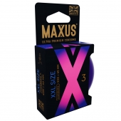 Презервативы Maxus XXL увеличенного размера - 3 шт. - Maxus - купить с доставкой в Димитровграде