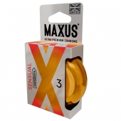 Презервативы анатомической формы Maxus Sensual - 3 шт. - Maxus - купить с доставкой в Димитровграде