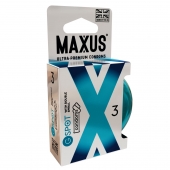 Презервативы Maxus G spot с двойной спиралью - 3 шт. - Maxus - купить с доставкой в Димитровграде