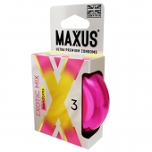 Ароматизированные презервативы Maxus Exotic Mix - 3 шт. - Maxus - купить с доставкой в Димитровграде