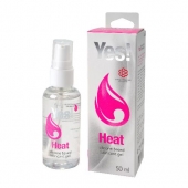 Возбуждающая силиконовая вагинальная смазка Yes Heat - 50 мл. - Sitabella - купить с доставкой в Димитровграде