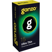 Прозрачные ультратонкие презервативы Ganzo Ultra thin - 15 шт. - Ganzo - купить с доставкой в Димитровграде