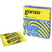 Классические презервативы с обильной смазкой Ganzo Classic - 3 шт. - Ganzo - купить с доставкой в Димитровграде
