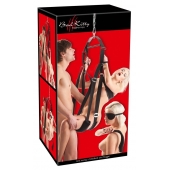 Черные секс-качели из широких ремней - Orion - купить с доставкой в Димитровграде