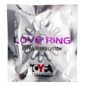 Прозрачное гелевое эрекционное кольцо с шипиками - Toyfa Basic - в Димитровграде купить с доставкой