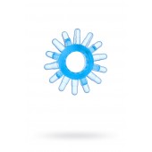 Голубая гелевая насадка с шипиками - Toyfa Basic - в Димитровграде купить с доставкой