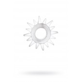 Прозрачное гелевое эрекционное кольцо-солнце - Toyfa Basic - в Димитровграде купить с доставкой