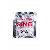 Прозрачное эрекционное кольцо с вибратором  и подхватом - Toyfa Basic - в Димитровграде купить с доставкой