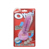 Фиолетовое эрекционное кольцо с вибрацией и пальчиком OYEAH PURPLE - Screaming O - в Димитровграде купить с доставкой