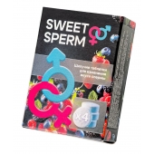Шипучие таблетки для мужчин Sweet Sperm для изменения вкуса спермы (4 шт. по 0,5 гр.) - Капиталпродукт - купить с доставкой в Димитровграде