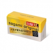 Презервативы увеличенного размера Sagami Original 0.02 XL-size - 12 шт. - Sagami - купить с доставкой в Димитровграде