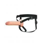 Полый страпон на ремнях 8’’ Hollow Silicone Strap-on - Pipedream - купить с доставкой в Димитровграде