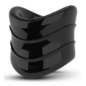 Черное эрекционное кольцо на мошонку Beef Ball Stretcher Snug X Long - Blush Novelties - в Димитровграде купить с доставкой