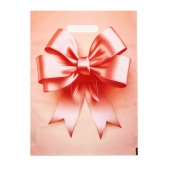 Пакет с принтом в виде банта с вырубной ручкой (30х40 см) - Сима-Ленд - купить с доставкой в Димитровграде