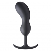 Черный массажер простаты с утяжелителями Premium Silicone Weighted Prostate Plug XL - 20,8 см. - XR Brands - в Димитровграде купить с доставкой