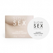 Массажная свеча для всего тела Slow Sex - 50 гр. - Bijoux Indiscrets - купить с доставкой в Димитровграде
