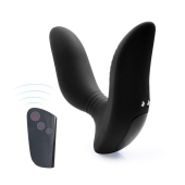 Черный вибромассажер простаты 3,5’’ Remote Control Curve P-spot Massager - 12 см. - Erokay - в Димитровграде купить с доставкой
