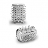 Прозрачная насадка с шипами STAY HARD COCK SLEEVE 01 CLEAR - Blush Novelties - в Димитровграде купить с доставкой