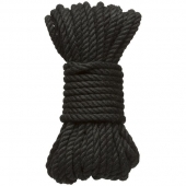 Черная верёвка для связывания и фиксации Bind Tie - 9,14 м. - Doc Johnson - купить с доставкой в Димитровграде