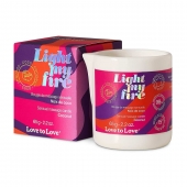 Массажная свеча Light My Fire Coconut с ароматом кокоса - 65 гр. - Love to Love - купить с доставкой в Димитровграде