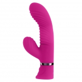 Розовый вибростимулятор-кролик Next Wave - 16,3 см. - Selopa