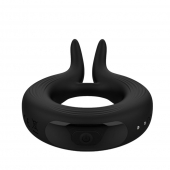 Черное эрекционное кольцо Marry Me Rechargeable Vibrating Cockring - Adrien Lastic - в Димитровграде купить с доставкой