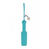 Голубой кожаный пэддл - 37 см. - Pecado - купить с доставкой в Димитровграде