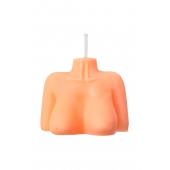 Оранжевая сувенирная свеча «Женский силуэт» - Pecado - купить с доставкой в Димитровграде