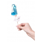 Голубой леденец в форме члена со вкусом блю кюрасао - 80 гр. - Sosuчki - купить с доставкой в Димитровграде