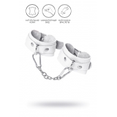 Белые узкие наручники-браслеты со скруглёнными углами - Pecado - купить с доставкой в Димитровграде