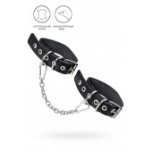 Черные оковы из одного ремешка с люверсами - Pecado - купить с доставкой в Димитровграде