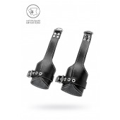 Черные подвесы с белой строчкой - Pecado - купить с доставкой в Димитровграде