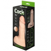 Телесный фаллоудлинитель с мошонкой Cock Next - 19 см. - LOVETOY (А-Полимер) - в Димитровграде купить с доставкой