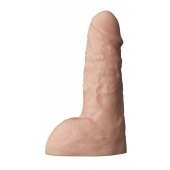 Телесный фаллоудлинитель с мошонкой Cock Next - 19 см. - LOVETOY (А-Полимер) - в Димитровграде купить с доставкой