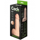 Телесный фаллоудлинитель с мошонкой Cock Next - 17 см. - LOVETOY (А-Полимер) - в Димитровграде купить с доставкой