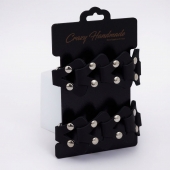 Черные кожаные наручники из звеньев - Crazy Handmade - купить с доставкой в Димитровграде