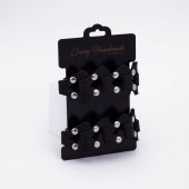 Черные кожаные оковы из звеньев - Crazy Handmade - купить с доставкой в Димитровграде